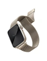 Pasek UNIQ Dante Apple Watch 4/5/6/7/SE/8/9/10 40/41/42mm Oțel inoxidabil starlight