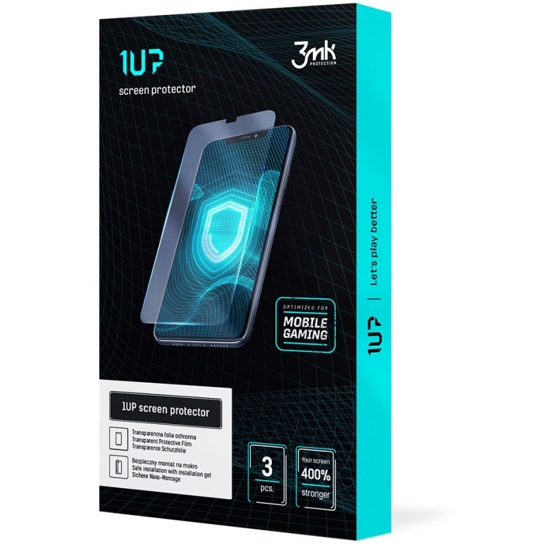 homescreen.pl - Folia ochronna dla graczy 3MK 1UP Samsung Galaxy S22 Ultra [3 PACK]