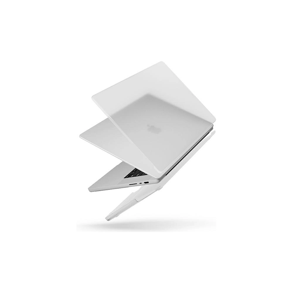 Etui UNIQ Claro Apple MacBook Pro 14" 2021-2025 (M1/M2/M3/M4/M5) przezroczysty/dove matte clear