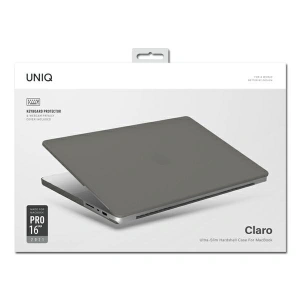 Kup Etui UNIQ Claro Apple MacBook Pro 16 2021-2023 przezroczysty szary/smoke matt grey - UNIQ585SMMATCL - {ean13} - Sklep Home Screen