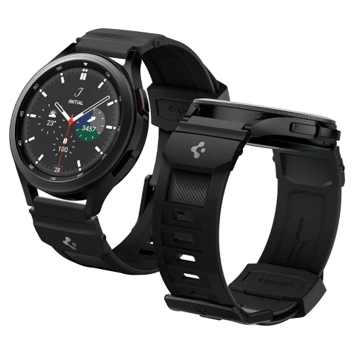 Kup Pasek Spigen Rugged Band Samsung Galaxy Watch 4/Watch Active 2/Huawei Watch GT 2 42mm Matt Fekete - SPN2079BLK - {ean13} - Sklep Home Screen