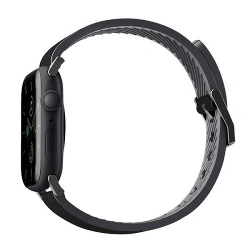 Kup UNIQ Straden Apple Watch 4/5/6/7/SE/8/9/Ultra 44/45/49mm Bőr Hibrid Szíj fekete/black - UNIQ588BLK - {ean13} - Sklep Home Screen