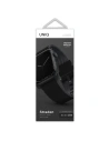 Kup UNIQ Straden Apple Watch 4/5/6/7/SE/8/9/Ultra 44/45/49mm Bőr Hibrid Szíj fekete/black - UNIQ588BLK - {ean13} - Sklep Home Screen