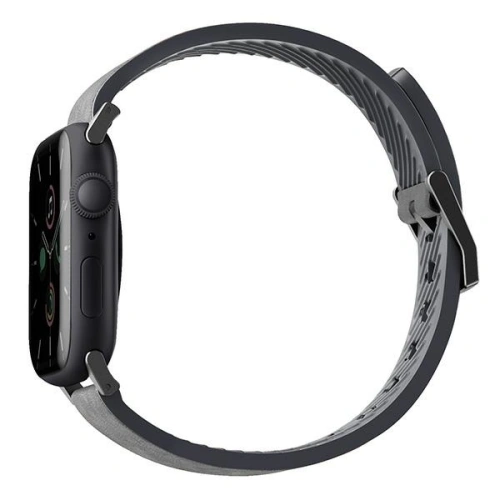 Kup UNIQ Straden szíj Apple Watch 4/5/6/7/SE/8/9/Ultra 44/45/49mm bőrhybrid szíj szürke/szary - UNIQ589GRY - {ean13} - Sklep Home Screen