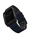 UNIQ Straden Apple Watch 4/5/6/7/SE/8/9/Ultra 44/45/49mm Bőr Hibrid Heveder kék/blue