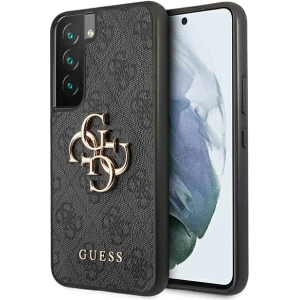 Kup Etui Guess GUHCS22S4GMGGR Samsung Galaxy S22 gri/grey hardcase 4G Big Metal Logo - GUE1551GRY - {ean13} - Sklep Home Screen