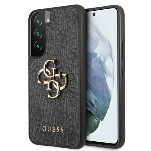 homescreen.pl - Etui Guess GUHCS22S4GMGGR Samsung Galaxy S22 szary/grey hardcase 4G Big Metal Logo