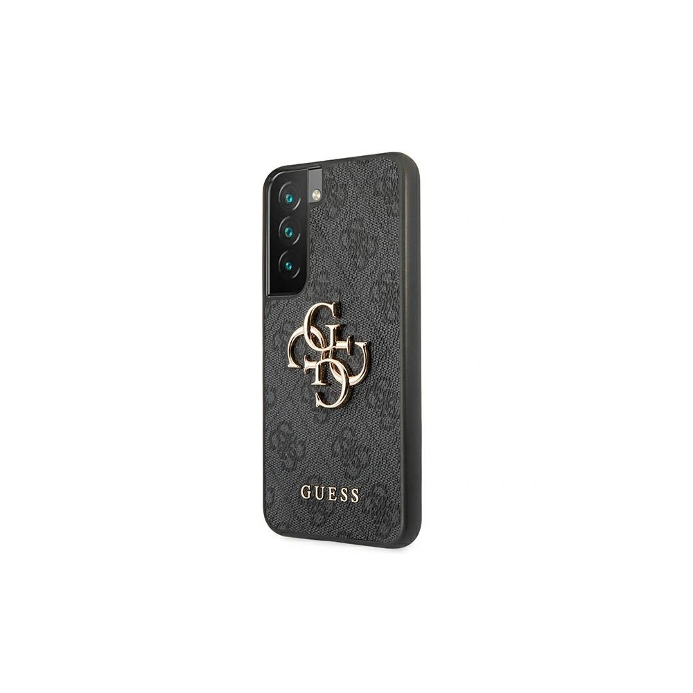 homescreen.pl - Etui Guess GUHCS22S4GMGGR Samsung Galaxy S22 szary/grey hardcase 4G Big Metal Logo