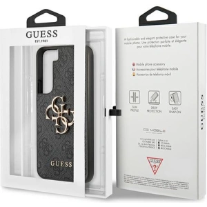 Kup Case Guess GUHCS22S4GMGGR Samsung Galaxy S22 grau/grey hardcase 4G Big Metal Logo - GUE1551GRY - {ean13} - Sklep Home Screen