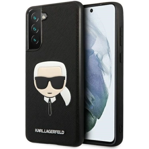 Kup Etui Karl Lagerfeld KLHCS21FSAKHBK Samsung Galaxy S21 FE negru/black hardcase Saffiano Ikonik Karl`s Head - KLD789BLK - {ean13} - Sklep Home Screen