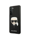 Kup Etui Karl Lagerfeld KLHCS21FSAKHBK Samsung Galaxy S21 FE černý/black hardcase Saffiano Ikonik Karl`s Head - KLD789BLK - {ean13} - Sklep Home Screen