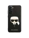 Kup Case Karl Lagerfeld KLHCS21FSAKHBK Samsung Galaxy S21 FE schwarz/black hardcase Saffiano Ikonik Karl`s Head - KLD789BLK - {ean13} - Sklep Home Screen