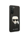 Kup Etui Karl Lagerfeld KLHCS21FSAKHBK Samsung Galaxy S21 FE černý/black hardcase Saffiano Ikonik Karl`s Head - KLD789BLK - {ean13} - Sklep Home Screen