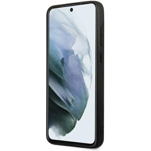 Kup Etui Karl Lagerfeld KLHCS21FSAKHBK Samsung Galaxy S21 FE czarny/black hardcase Saffiano Ikonik Karl`s Head - KLD789BLK - {ean13} - Sklep Home Screen