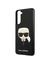 Buy Karl Lagerfeld KLHCS21FSAKHBK Samsung Galaxy S21 FE black hardcase Saffiano Ikonik Karl`s Head - KLD789BLK - {ean13} - Home Screen Store Europe
