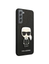 Kup Etui Karl Lagerfeld KLHCS22MOKPK Samsung Galaxy S22+ Plus černý/black hardcase Saffiano Ikonik Karl`s Patch - KLD790BLK - {ean13} - Sklep Home Screen