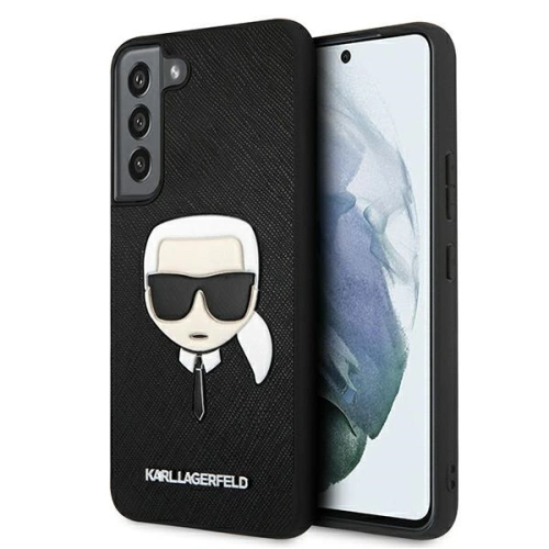 Kup Etui Karl Lagerfeld KLHCS22MSAKHBK Samsung Galaxy S22+ Plus černý/black hardcase Saffiano Ikonik Karl`s Head - KLD791BLK - {ean13} - Sklep Home Screen