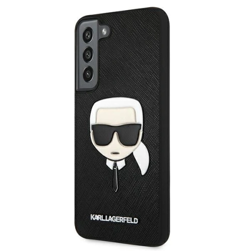 Kup Etui Karl Lagerfeld KLHCS22MSAKHBK Samsung Galaxy S22+ Plus černý/black hardcase Saffiano Ikonik Karl`s Head - KLD791BLK - {ean13} - Sklep Home Screen