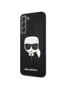 Kup Etui Karl Lagerfeld KLHCS22MSAKHBK Samsung Galaxy S22+ Plus negru/black hardcase Saffiano Ikonik Karl`s Head - KLD791BLK - {ean13} - Sklep Home Screen