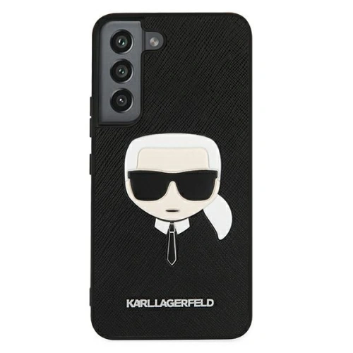 Kup Etui Karl Lagerfeld KLHCS22MSAKHBK Samsung Galaxy S22+ Plus černý/black hardcase Saffiano Ikonik Karl`s Head - KLD791BLK - {ean13} - Sklep Home Screen
