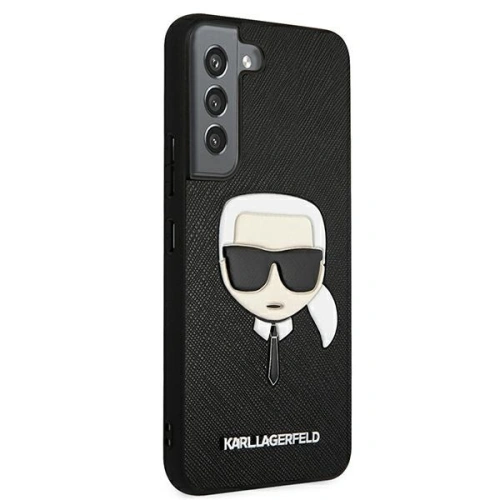 Kup Etui Karl Lagerfeld KLHCS22MSAKHBK Samsung Galaxy S22+ Plus černý/black hardcase Saffiano Ikonik Karl`s Head - KLD791BLK - {ean13} - Sklep Home Screen