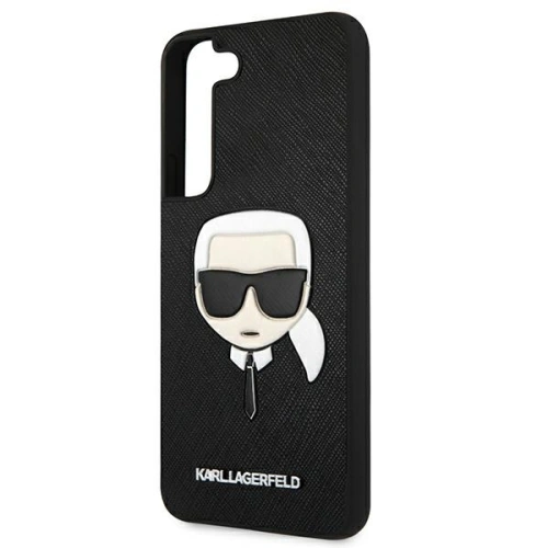 Kup Etui Karl Lagerfeld KLHCS22MSAKHBK Samsung Galaxy S22+ Plus černý/black hardcase Saffiano Ikonik Karl`s Head - KLD791BLK - {ean13} - Sklep Home Screen