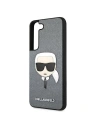 Kup Etui Karl Lagerfeld KLHCS22MSAKHSL Samsung Galaxy S22+ Plus argintiu/silver hardcase Saffiano Ikonik Karl`s Head - KLD792SLV - {ean13} - Sklep Home Screen