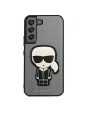 Kup Etui Karl Lagerfeld KLHCS22SOKPG Samsung Galaxy S22 srebrny/silver hardcase Saffiano Ikonik Karl`s Patch - KLD793SLV - {ean13} - Sklep Home Screen
