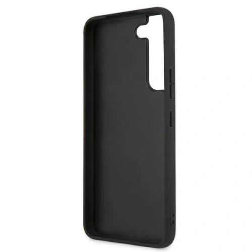 Kup Etui Karl Lagerfeld KLHCS22SOKPG Samsung Galaxy S22 srebrny/silver hardcase Saffiano Ikonik Karl`s Patch - KLD793SLV - {ean13} - Sklep Home Screen