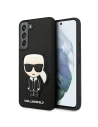 homescreen.pl - Etui Karl Lagerfeld KLHCS22SOKPK Samsung Galaxy S22 czarny/black hardcase Saffiano Ikonik Karl`s Patch