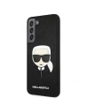 Buy Karl Lagerfeld KLHCS22SSAKHBK Samsung Galaxy S22 black hardcase Saffiano Ikonik Karl`s Head - KLD795BLK - {ean13} - Home Screen Store Europe