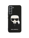 Buy Karl Lagerfeld KLHCS22SSAKHBK Samsung Galaxy S22 black hardcase Saffiano Ikonik Karl`s Head - KLD795BLK - {ean13} - Home Screen Store Europe