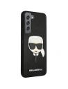 Buy Karl Lagerfeld KLHCS22SSAKHBK Samsung Galaxy S22 black hardcase Saffiano Ikonik Karl`s Head - KLD795BLK - {ean13} - Home Screen Store Europe