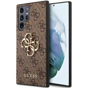 Kup Case Guess GUHCS22L4GMGBR Samsung Galaxy S22 Ultra braun/brown Hardcase 4G Big Metal Logo - GUE1552BR - {ean13} - Sklep Home Screen