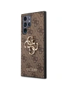 Buy Guess GUHCS22L4GMGBR Samsung Galaxy S22 Ultra brown hardcase 4G Big Metal Logo - GUE1552BR - {ean13} - Home Screen Store Europe