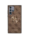 Buy Guess GUHCS22L4GMGBR Samsung Galaxy S22 Ultra brown hardcase 4G Big Metal Logo - GUE1552BR - {ean13} - Home Screen Store Europe