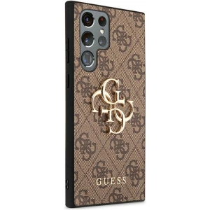 Kup Etui Guess GUHCS22L4GMGBR Samsung Galaxy S22 Ultra maro/brown hardcase 4G Big Metal Logo - GUE1552BR - {ean13} - Sklep Home Screen
