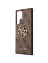 Buy Guess GUHCS22L4GMGBR Samsung Galaxy S22 Ultra brown hardcase 4G Big Metal Logo - GUE1552BR - {ean13} - Home Screen Store Europe