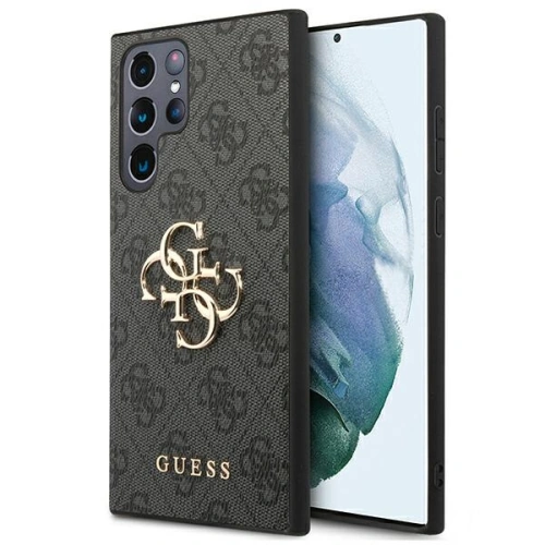 Kup Etui Guess GUHCS22L4GMGGR Samsung Galaxy S22 Ultra szary/grey hardcase 4G Big Metal Logo - GUE1553GRY - {ean13} - Sklep Home Screen