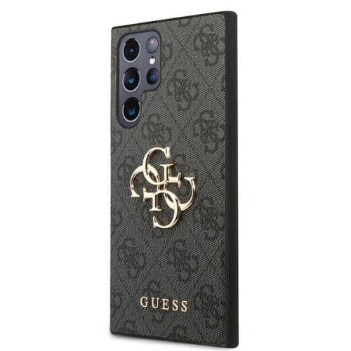 Kup Case Guess GUHCS22L4GMGGR Samsung Galaxy S22 Ultra grau/grey Hardcase 4G Big Metal Logo - GUE1553GRY - {ean13} - Sklep Home Screen