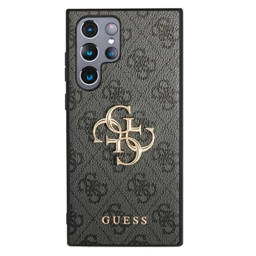 Kup Etui Guess GUHCS22L4GMGGR Samsung Galaxy S22 Ultra szary/grey hardcase 4G Big Metal Logo - GUE1553GRY - {ean13} - Sklep Home Screen