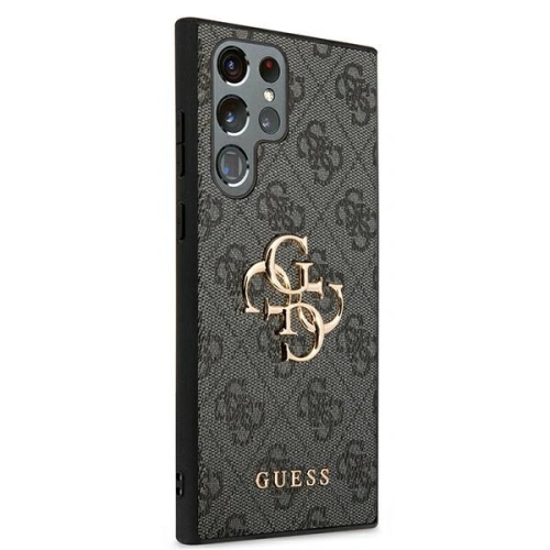 Kup Etui Guess GUHCS22L4GMGGR Samsung Galaxy S22 Ultra szary/grey hardcase 4G Big Metal Logo - GUE1553GRY - {ean13} - Sklep Home Screen