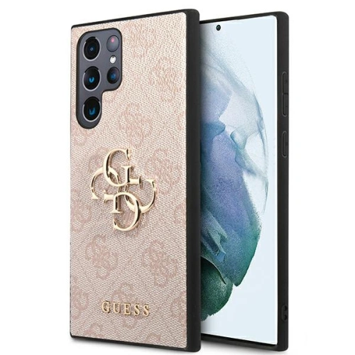 Kup Etui Guess GUHCS22L4GMGPI Samsung Galaxy S22 Ultra růžový/pink hardcase 4G Big Metal Logo - GUE1554PNK - {ean13} - Sklep Home Screen