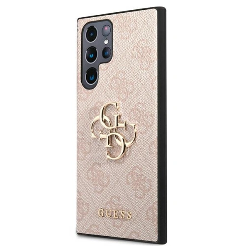 Kup Etui Guess GUHCS22L4GMGPI Samsung Galaxy S22 Ultra rózsaszín/pink hardcase 4G Big Metal Logo - GUE1554PNK - {ean13} - Sklep Home Screen
