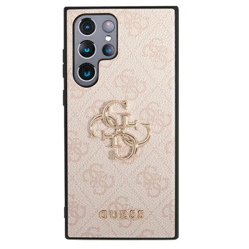 Kup Etui Guess GUHCS22L4GMGPI Samsung Galaxy S22 Ultra rózsaszín/pink hardcase 4G Big Metal Logo - GUE1554PNK - {ean13} - Sklep Home Screen