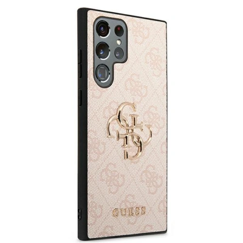 Kup Etui Guess GUHCS22L4GMGPI Samsung Galaxy S22 Ultra rózsaszín/pink hardcase 4G Big Metal Logo - GUE1554PNK - {ean13} - Sklep Home Screen