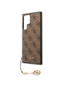 Kup Etui Guess GUHCS22LGF4GBR Samsung Galaxy S22 Ultra brązowy/brown hard case 4G Charms Collection - GUE1555BR - {ean13} - Sklep Home Screen