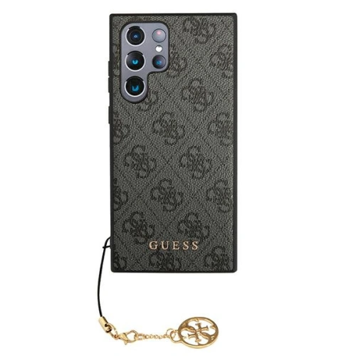 Kup Etui Guess GUHCS22LGF4GGR Samsung Galaxy S22 Ultra szary/grey hardcase 4G Charms Collection - GUE1556GRY - {ean13} - Sklep Home Screen