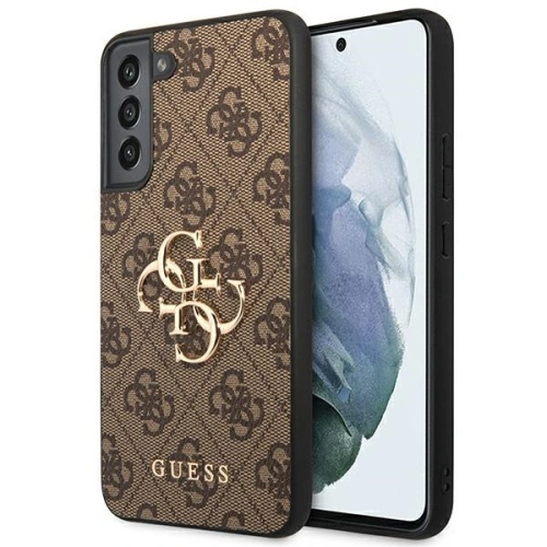 Buy Guess GUHCS22M4GMGBR Samsung Galaxy S22+ Plus brown hardcase 4G Big Metal Logo - GUE1557BR - {ean13} - Home Screen Store Europe