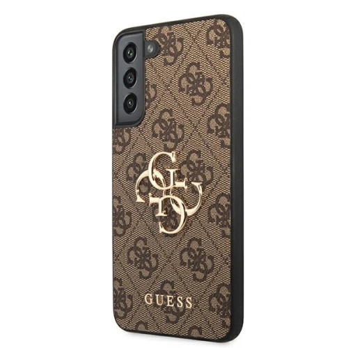 Buy Guess GUHCS22M4GMGBR Samsung Galaxy S22+ Plus brown hardcase 4G Big Metal Logo - GUE1557BR - {ean13} - Home Screen Store Europe